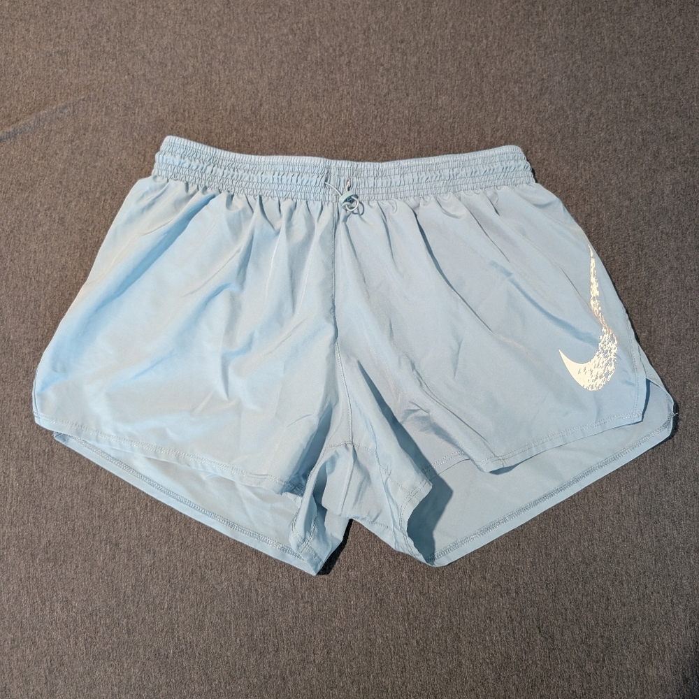 Women's Nike Light Blue Athletic Shorts
